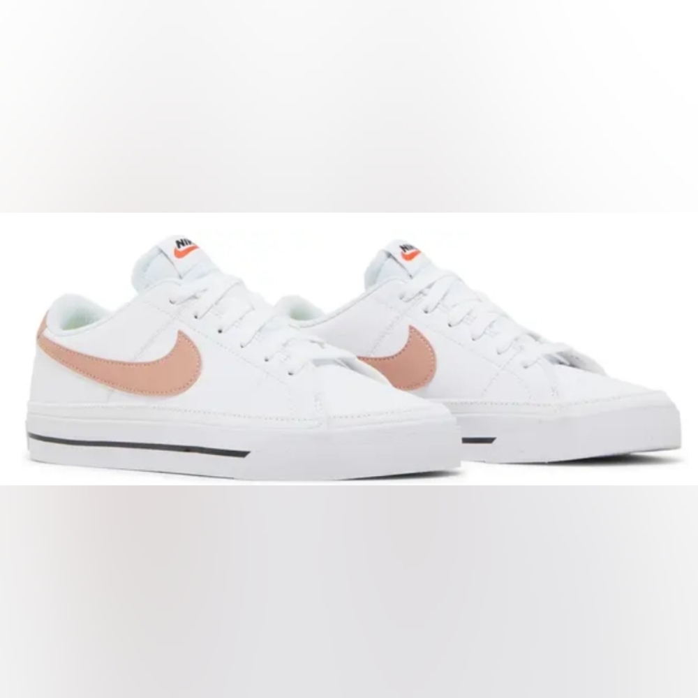 Nike Wmns Court Legacy Next Nature 'White Rose Whisper' Sneakers Size 8 W/Box